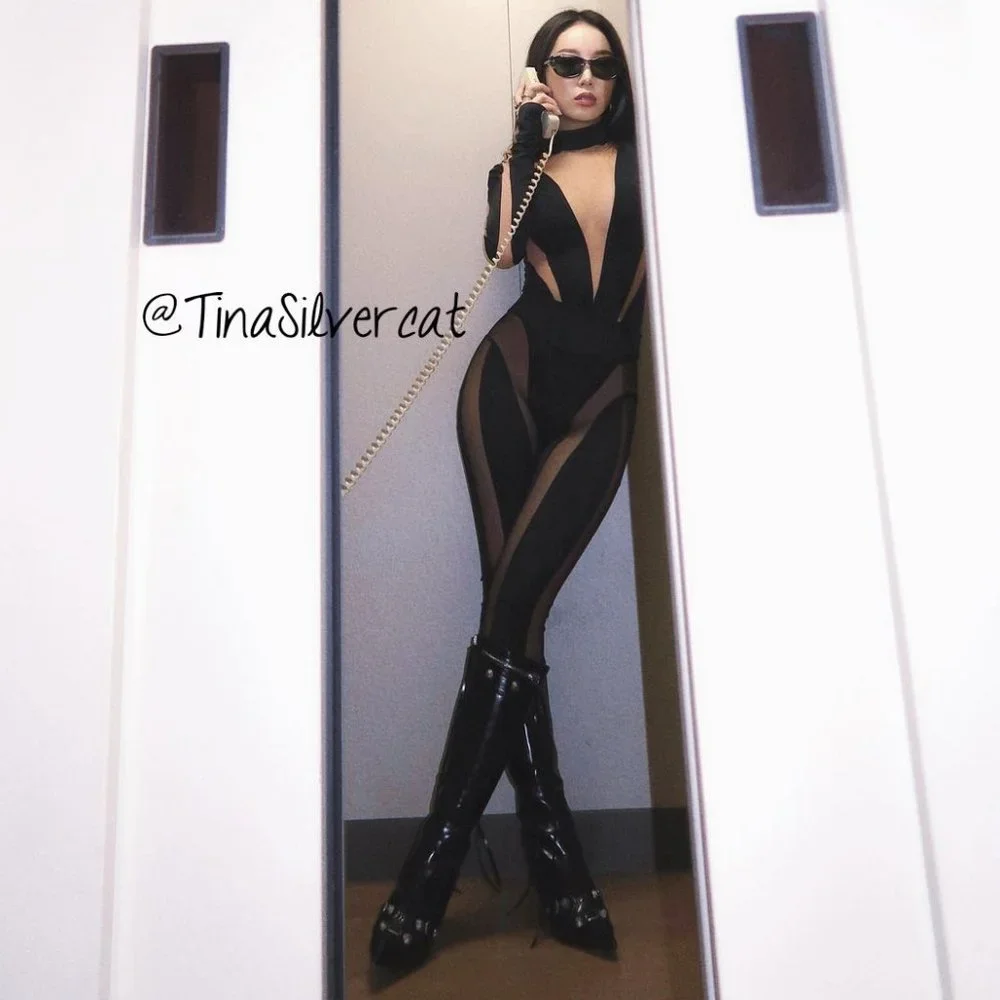 Mugler h&m mesh